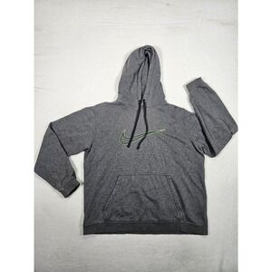 Vintage 2000s Nike Sportswear‎ Swoosh Graphic Hoodie Men's Large Faded Gray